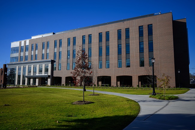 An architect rendering of the Health Science Center at Springfield College