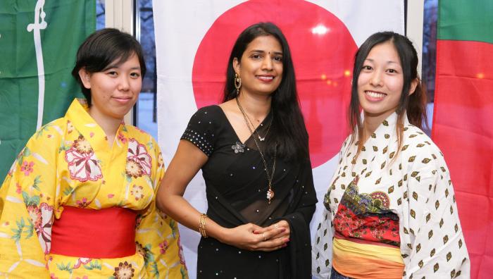 Students at International Festival